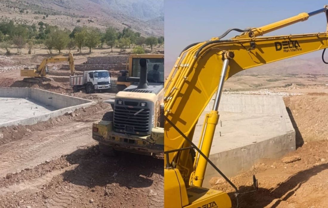 ادامه عملیات خاکبرداری و سنگکاری پارک دزپارت